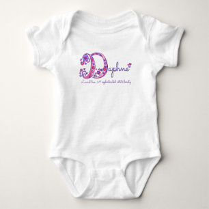 Daphne girls name & meaning D monogram shirt