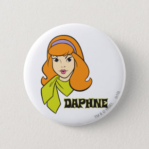 Daphne Name Graphic 6 Cm Round Badge