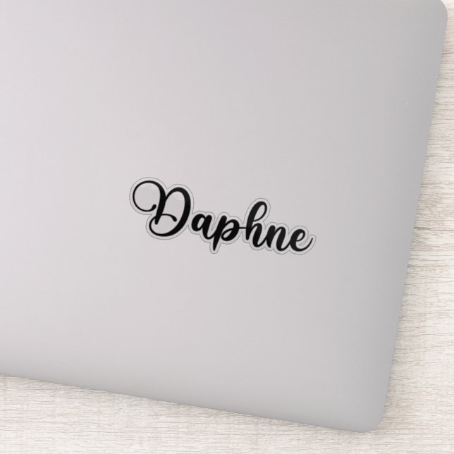 Daphne Name - Handwritten Calligraphy (Detail)