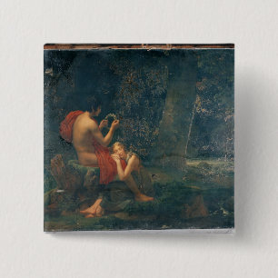 Daphnis and Chloe, 1824-25 15 Cm Square Badge