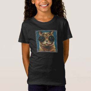 Dapper Animal Kitty In Sunglasses T-Shirt
