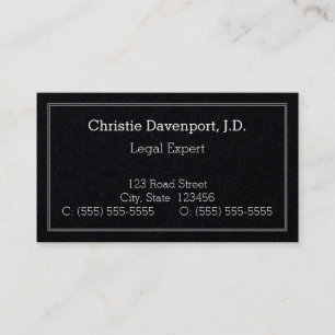 Dapper, Conservative Business Card