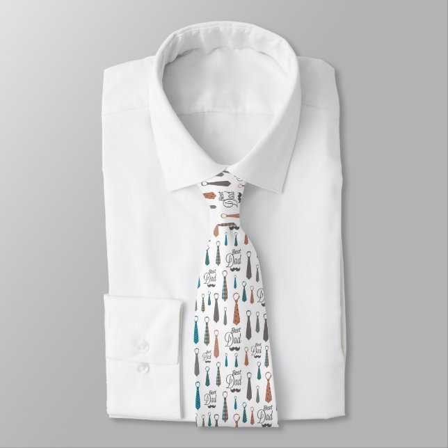 Dapper Dad – The Ultimate Father’s Day Pattern Tie (Tied)