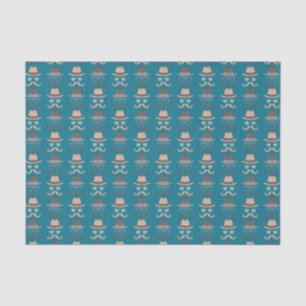 Dapper & Disguised: A Classic Moustache Pattern Tissue Paper