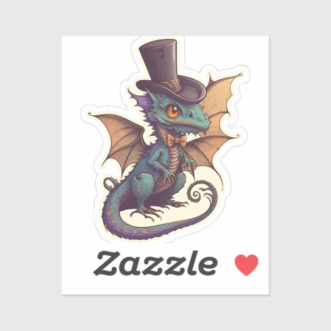 Dapper Dragon in a Top Hat (Sheet)