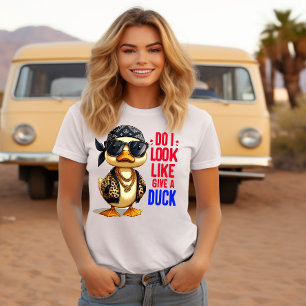 Dapper Duck Donning Shades and Bandanna T-Shirt