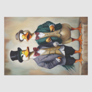 Dapper Ducks: Clothing-Inspired Decoupage Paper