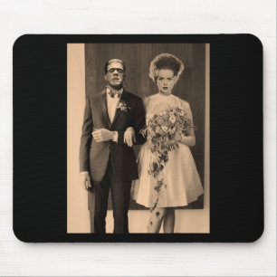 Dapper Frankenstein Wedding Day - Monster Hallowee Mouse Mat
