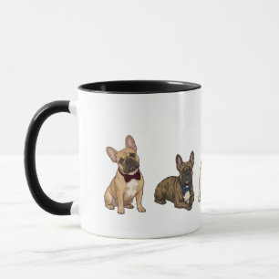 Dapper French Bulldogs Bow Tie Dog Coffee Mug