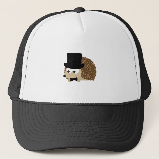Dapper Hedgehog Trucker Hat (Front)