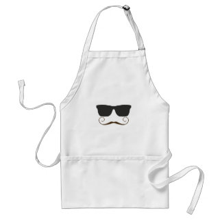 Dapper Mustache Standard Apron