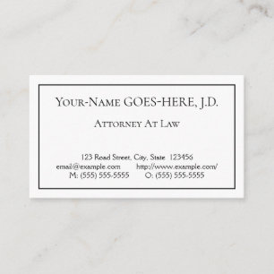 Dapper, Professional Business Card