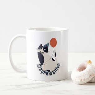 Dapper Tuxedo Cat Celebration Coffee & Tea Mug