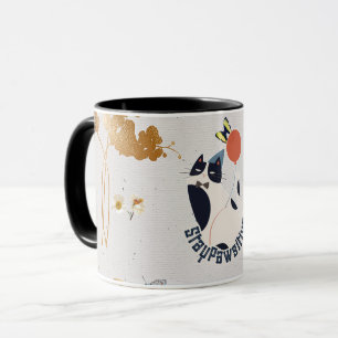 Dapper Tuxedo Cat Celebration Coffee & Tea Mug