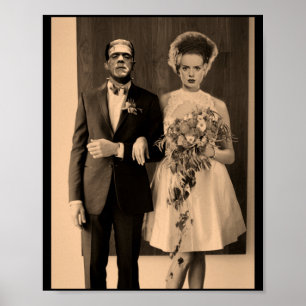 Dapper Wedding Day - Monster Halloween Performance Poster