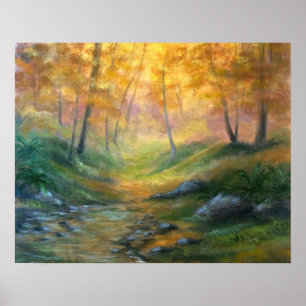 Dapple Creek Landscape Poster