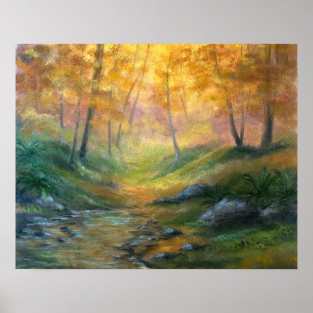 Dapple Creek Landscape Poster (Front)