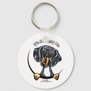 Dapple Dachshund Its All About Me Key Ring