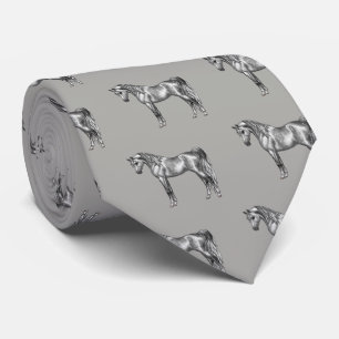 Dapple Grey Egyptian Arabian Horse Tie