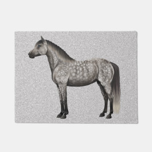 DAPPLE GREY HORSE DOORMAT