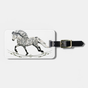Dapple Grey Icelandic Mare   Grá Luggage Tag