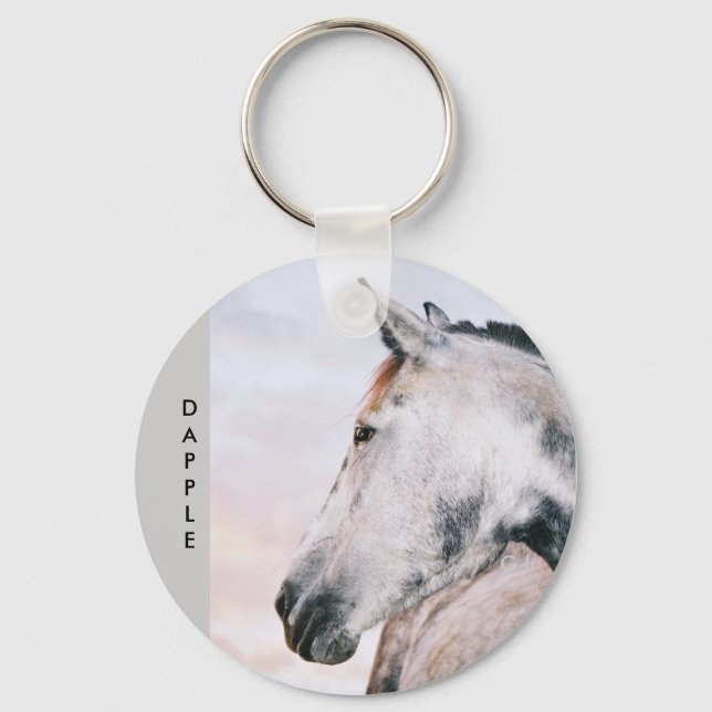 Dapple-Grey Keyring (Front)