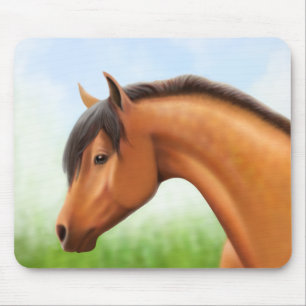 Dappled Bay Arabian Horse Mouse Mat