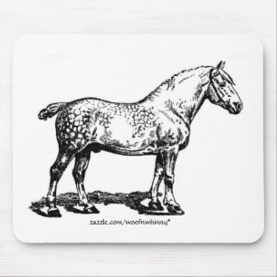 Dappled Draft Horse Mouse Mat