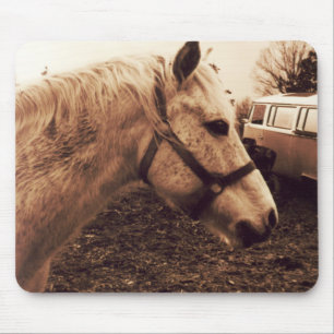 Dappled Horse and Bus Mouse Mat