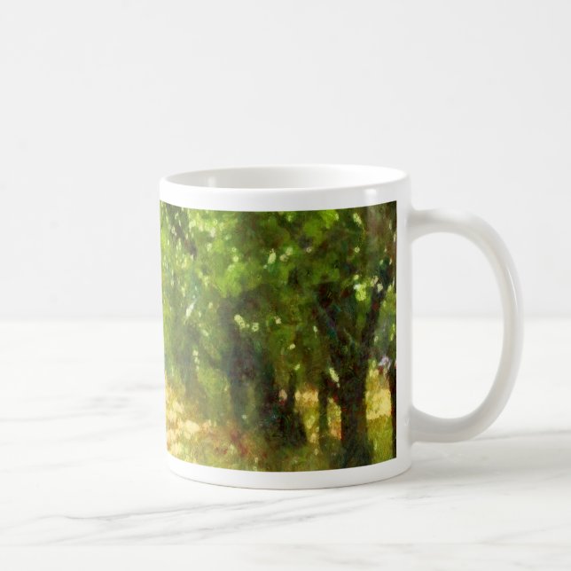 Dappled Light of Day Dreams Tree Avenue Art Coffee Mug (Right)