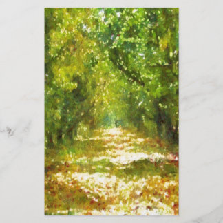 Dappled Light of Day Dreams Tree Avenue Art Stationery