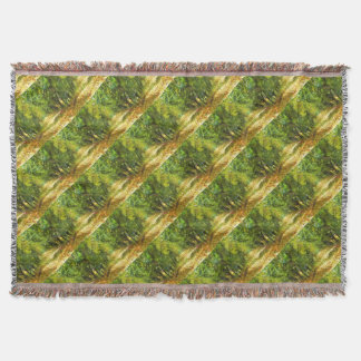 Dappled Light of Day Dreams Tree Avenue Art Throw Blanket
