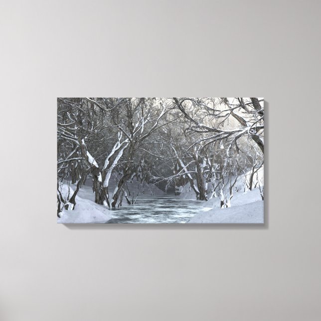 Dapplewood (Winter) Canvas Print (Front)