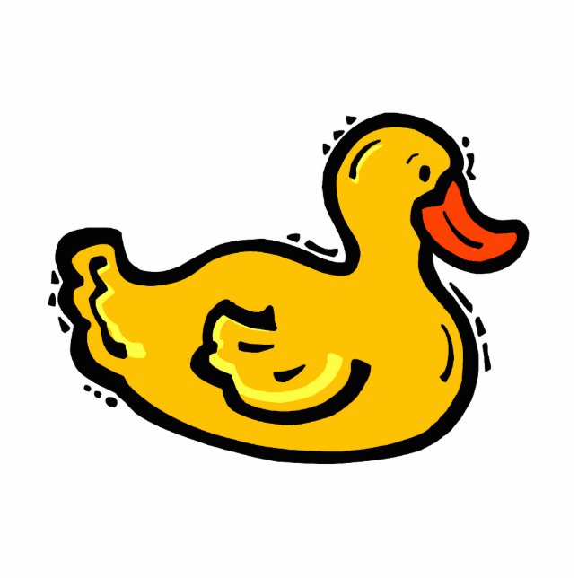 Dappy Duck Standing Photo Sculpture (Front)