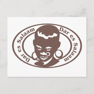 Dar es Salaam Stamp Postcard