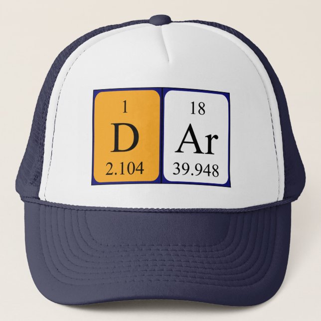 Dar periodic table name hat (Front)