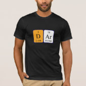 Dar periodic table name shirt (Front)