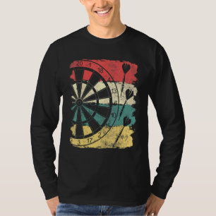 Dar Retro Mens Darts For Dart Players T-Shirt