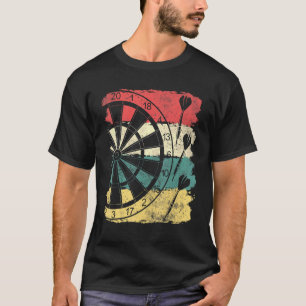 Dar Retro Mens Darts For Dart Players T-Shirt