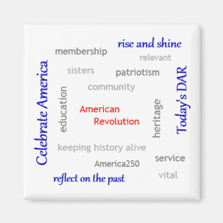 DAR Word Cloud Magnet