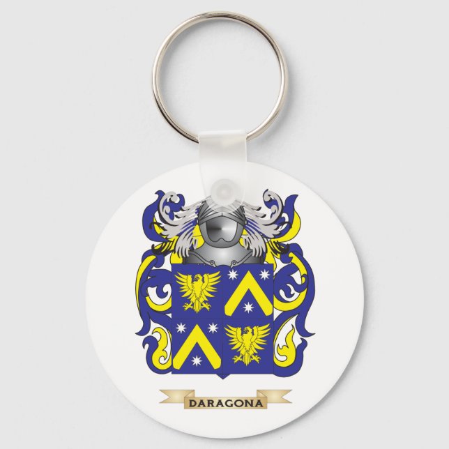 Daragona Coat of Arms Key Ring (Front)
