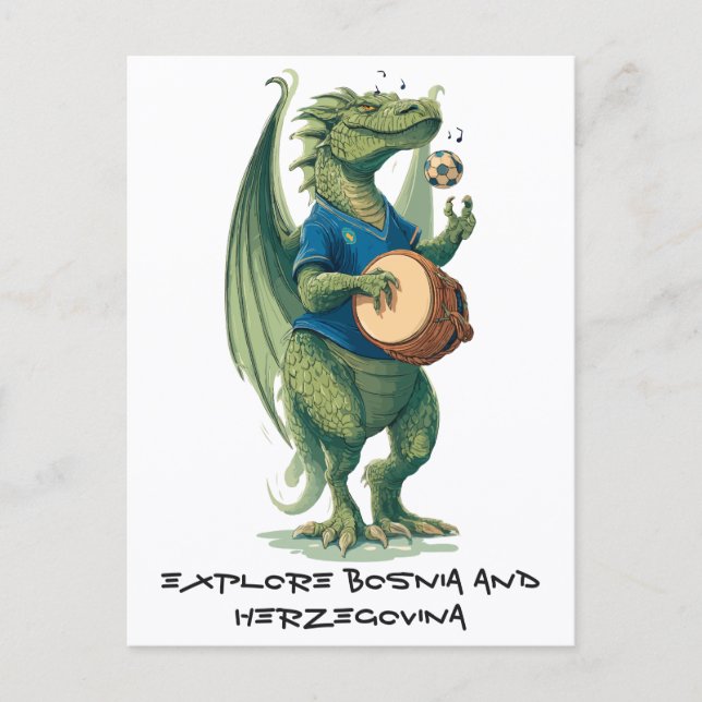Darbuka Dragon Midfielder Postcard (Front)