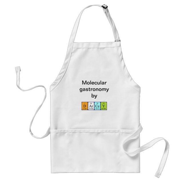 Darcey periodic table name apron (Front)