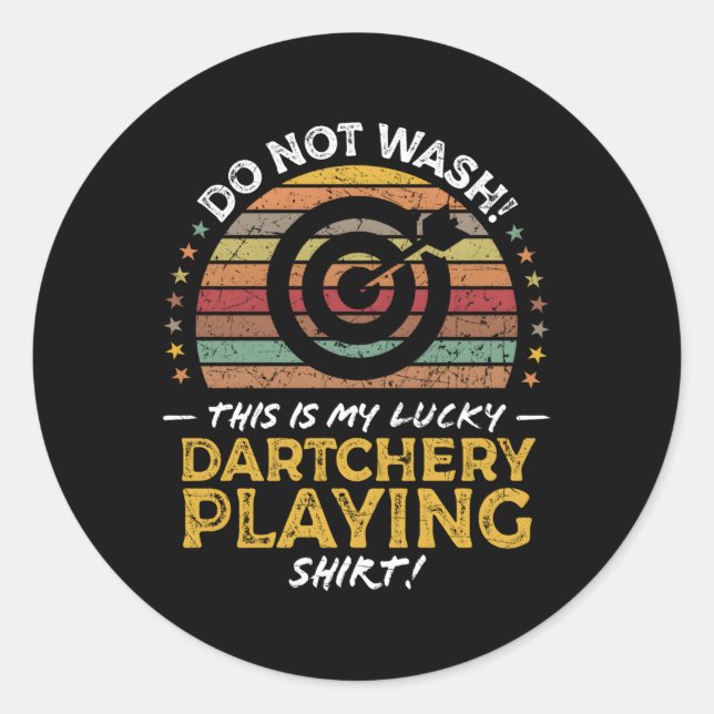 Darchery Quote Classic Round Sticker (Front)