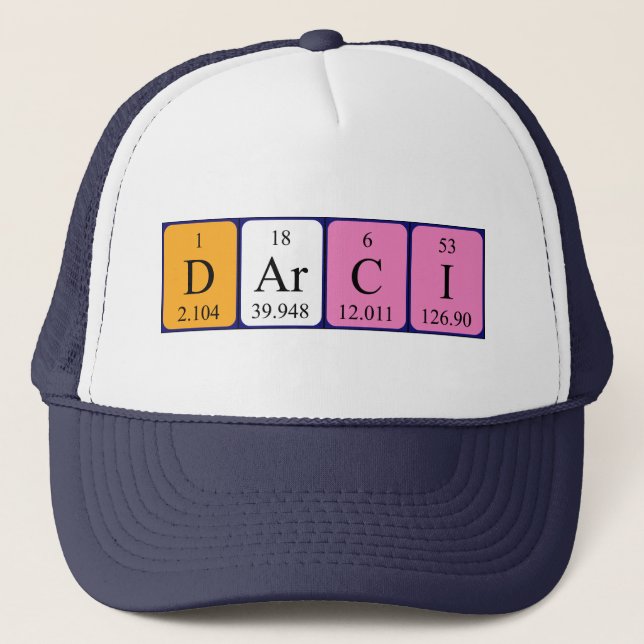 Darci periodic table name hat (Front)