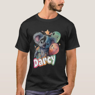 Darcy - Adorable Girl Name With Cute Koala T-Shirt