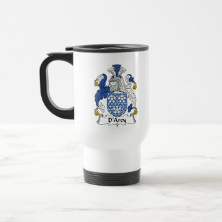 D'Arcy Family Crest Travel Mug