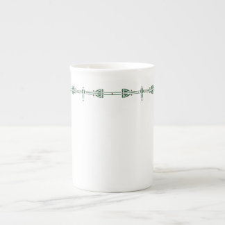 Dard Hunter Green Bone China Mug