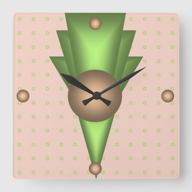 Dardanella Square Wall Clock (Front)