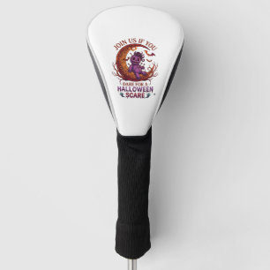 Dare Halloween Scare Purple Voodoo Doll Crescent M Golf Head Cover